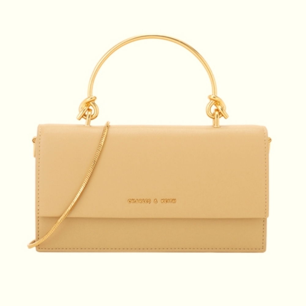 Mini flap bag woc beige